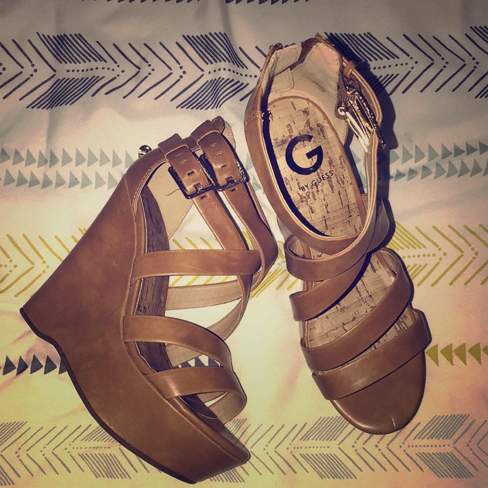 Brand new in box G by Guess wedges (Hibiza)